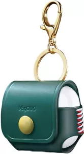 Premium Leather Case For AirPods GREEN - Picture 1 of 2