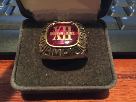 1997 Nebraska Cornhuskers Big XXII Champions Players Ring. 10kt Super Rare!!! Cover