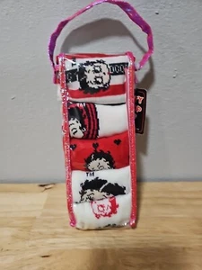 Calcetines tobilleros Betty Boop talla 9-11 para zapatos talla 4-11. Estuche de transporte transparente. - Imagen 1 de 2