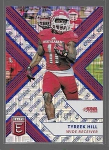 2018 Donruss Elite Draft Picks Tyreek Hill Blue Aspirations /25 Dolphins SP - Picture 1 of 2