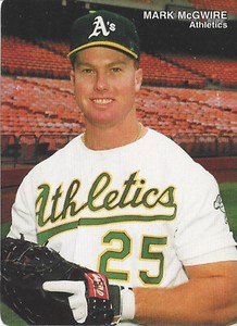 1990 Mother's Cookies Mark McGwire Athletics #2