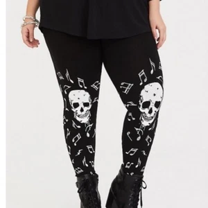 Leggings Torrid Skull Music Note Nuevos con Etiquetas 1X - Imagen 1 de 9