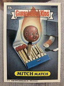 Garbage Pail Kids TOPPS GPK OS12 Original 12th Series Mitch Match Card 494a - Picture 1 of 2