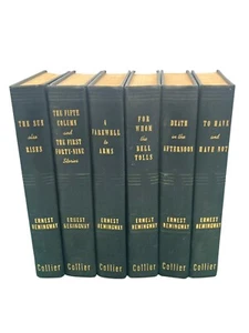 Ernest Hemingway 6 Book Lot Collier - Picture 1 of 2