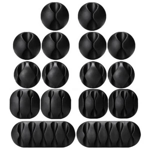 10X Kabelmanagement Kabelclip Usb-Aufladung Ordentlicher Kabelhalter > - Bild 1 von 15