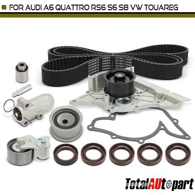 12x Kit de correa de distribución y bomba de agua para Audi A6 Quattro 2001 2002-2004 Volkswagen Foto 1 de 4