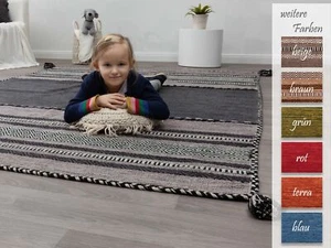 Steffensmeier Handweb Teppich Muriani 7 Farben für das Wohnzimmer Neu - Bild 1 von 29