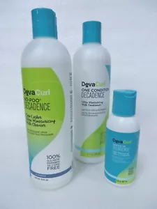 DEVA CURL NO POO DECADENCE CLEANSER & ONE CONDITION 12 OZ & LEAVE IN 3 OZ - Picture 1 of 3