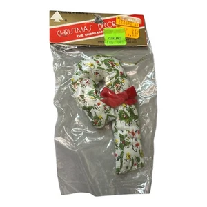 Vintage Bradford’s Fabric Candy Cane Christmas Ornament The Unbreakable Kind New - Picture 1 of 2