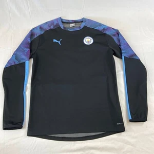 Maglia Puma Uomo L Manchester City Allenamento Raincell Wear Calcio Maniche Lunghe - Foto 1 di 5