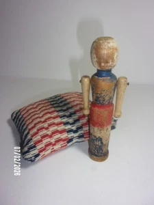 Early Peg Doll with Arms - Picture 1 of 4