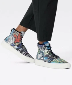 Converse Skid Grip HI "Beat The World" Multi/Schwarz Herren Größe 10 LIMITIERTE AUFLAGE - Bild 1 von 12