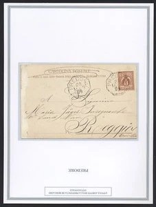 Cartolina Postale da Predore 28 Mag 05 a Reggio con 2 C - Picture 1 of 1