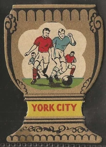 DONALDSON-FOOTBALL TEAMS 1946-1955 (SHAPED AS CUPS)-#144- YORK CITY - Picture 1 of 2