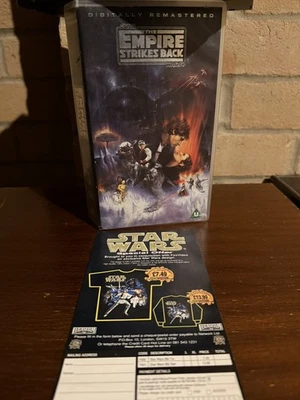 Star Wars: Empire Strikes Back - VHS Video Great addition to collection. - Image 1 of 4