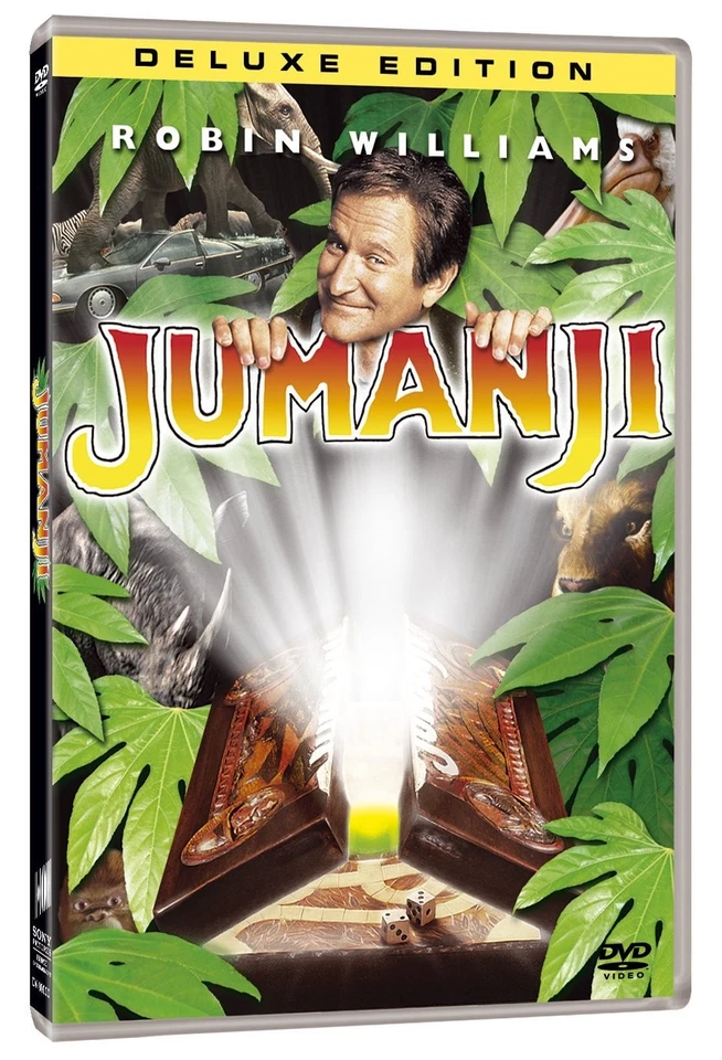Jumanji (Deluxe Edition) (DVD) robin williams bonnie hunt joe johnston - Image 1 of 2