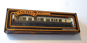 Mainline Railways Collett 60’ 1st/3rd Brake Coach G.W.R. Livery 937123 Boxed - Picture 1 of 12