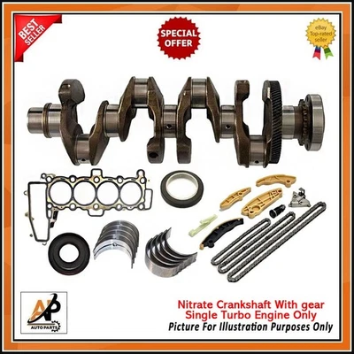 FOR LAND RANGE ROVER 204DTD AJ200D CRANKSHAFT WITH ENGINE PART KIT SINGLE TURBO! - Image 1 of 4