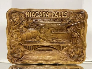 VTG ARROW NOVELTY CO. MID-CENTURY NIAGARA FALLS SOUVENIR BOWL DISH DECOR - Picture 1 of 14