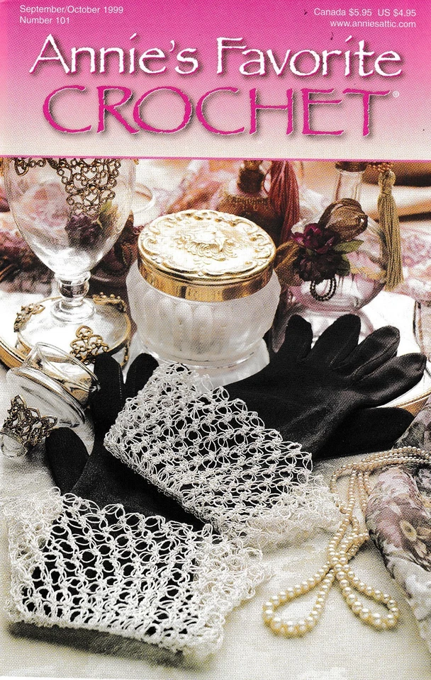 Revista de ganchillo favorita de Annie | Septiembre/Octubre 1999 Número 101 Foto 1 de 3