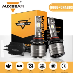 AUXBEAM 9006 Canbus LED Headlight Conversion Kit 6000K 70W 15000LM High/Low Bulb - Picture 1 of 12