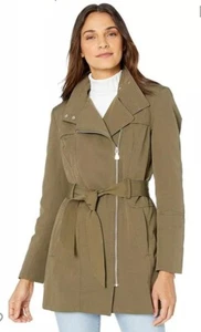 Vince Camuto Water Repellant Zip Belted Trench Coat Size XS NO HOOD INCLUDED - Bild 1 von 7