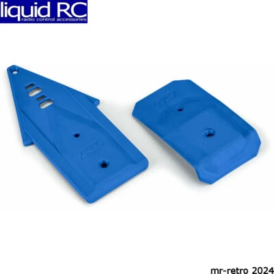 Pro-Line 639506 Bash Armor F/R Skid Plates Blue for ARRMA 3S Vehicles - Image 1 of 2