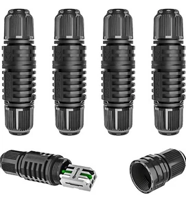 Junction Box Cable Connector Waterproof Junction Box 2 Way With 3 Pins (5 Packs) - Picture 1 of 9