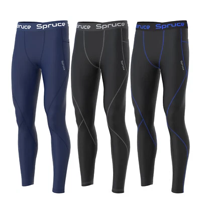 Mens Compression  Pant Trouser Rash Guard Base Layer Compression Tights Gym Yoga - Image 1 of 4