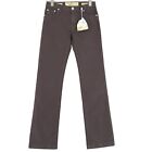 Jacob Cohen Women Jeans Luxury Brown J710S Slim Straight Stretch Size W29 L34