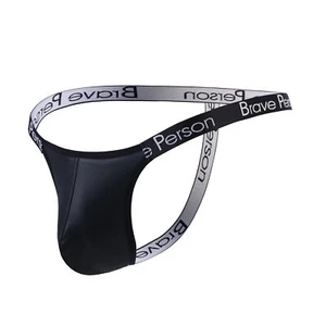 20 BRAVE PERSON thong Underwear u convex sexy panties imitation leather T pants  - Picture 1 of 24