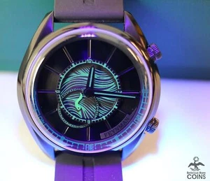 FEYNMAN Timekeepers Automatic All Black Stainless Steel Rubber Watch YK-103 w - Picture 1 of 9