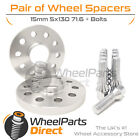 Wheel Spacers &amp; Bolts 15mm for Porsche 911 [997] GT2 07-12 On Aftermarket Wheels
