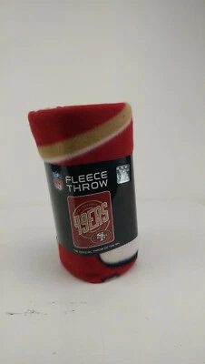 Nueva manta polar suave Lt Wt 50" X 60" campaña NFL San Francisco 49ers Foto 1 de 4
