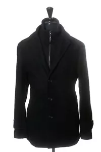 Mackage Black Cashmere Blend Winter Coat 32028 - Picture 1 of 5