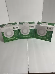 Sunco Lighting x3 Pack 4 Inch LED Recessed Downlight, Baffle Trim, Dimmable, - Picture 1 of 5