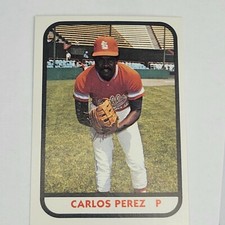 1981 Salt Lake City Gulls Minor League TCMA #10 Carlos J. Perez (A)