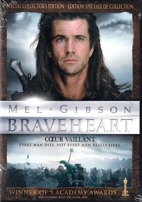 BraveHeart - Mel Gibson ,  Mel Columcille ,  Gerard Gibson New 2Disc DVD Set - Image 1 of 2