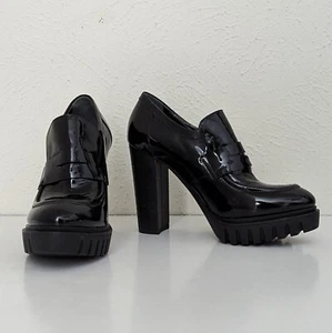 Mocassino Charles David scarpa plateau tacco alto taglia 6 M - Foto 1 di 4