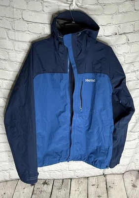 Marmot Men's Gore-Tex Rain Shell Jacket Blue Size Large - Image 1 of 4