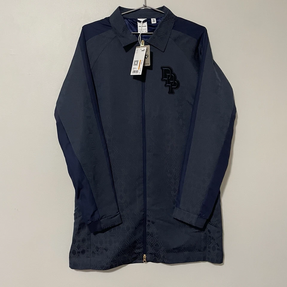 PUMA x Dapper Dan Navy Blue Jacket Oversized Men’s Small Brand New with Tag $300 - Image 1 of 4