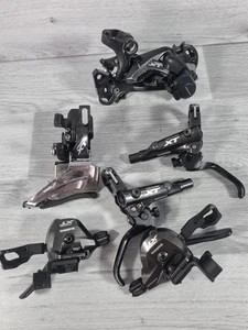SHIMANO DEORE XT 8000 M800 PART GROUPSET LEVERS SHIFTERS FRONT REAR DERAILLEUR - Picture 1 of 14