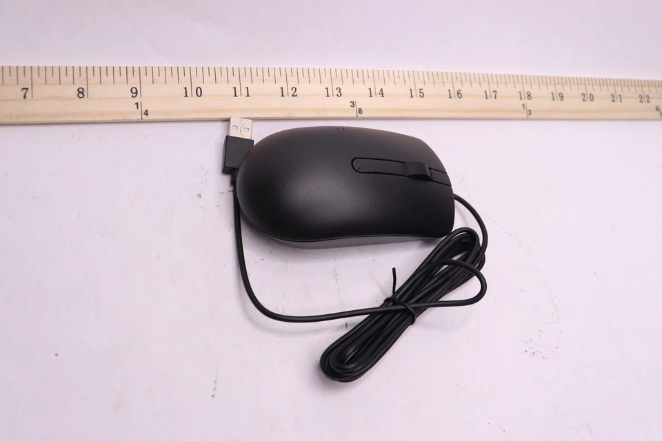 Optical USB Wired Scroll Mouse Look Black CN-065K5F - Image 1 of 1