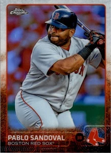 2015 Topps Chrome Refractors #38 Pablo Sandoval - BB - Picture 1 of 2