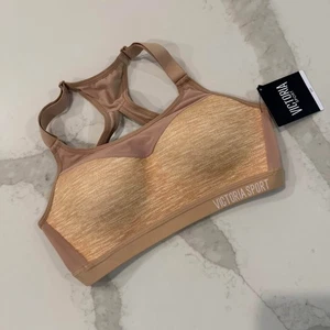VSX Victoria’s Secret Sport NWT Knockout PushUp Sports Bra Womens 32C Nude Beige - Picture 1 of 9