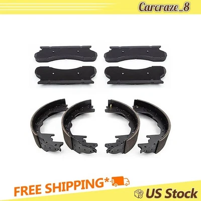 Zapata de tambor almohadillas delanteras traseras para Ford E-250 Econoline Club Wagon 4,9 L 1977-80 83-91 Foto 1 de 4