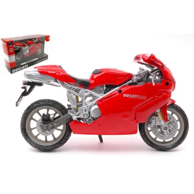 DUCATI 999 2003 RED 1:12 New Ray Moto Modellino Nuovo - Immagine 1 di 3