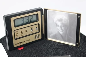 Howard Miller Brass Quartz Digital Travel Alarm Clock Model 622-759 New Othr/NOS - Picture 1 of 18