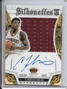2013-14 Carrick Felix Rookie Autograph Jersey /99 Basketball Card Cleveland Cavs - Imagen 1 de 2