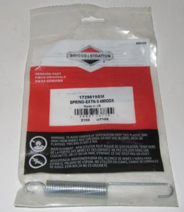 Genuine Briggs & Stratton SPRING-EXTN 0.490ODX Part Number 1729619SM Simplicity - Picture 1 of 2